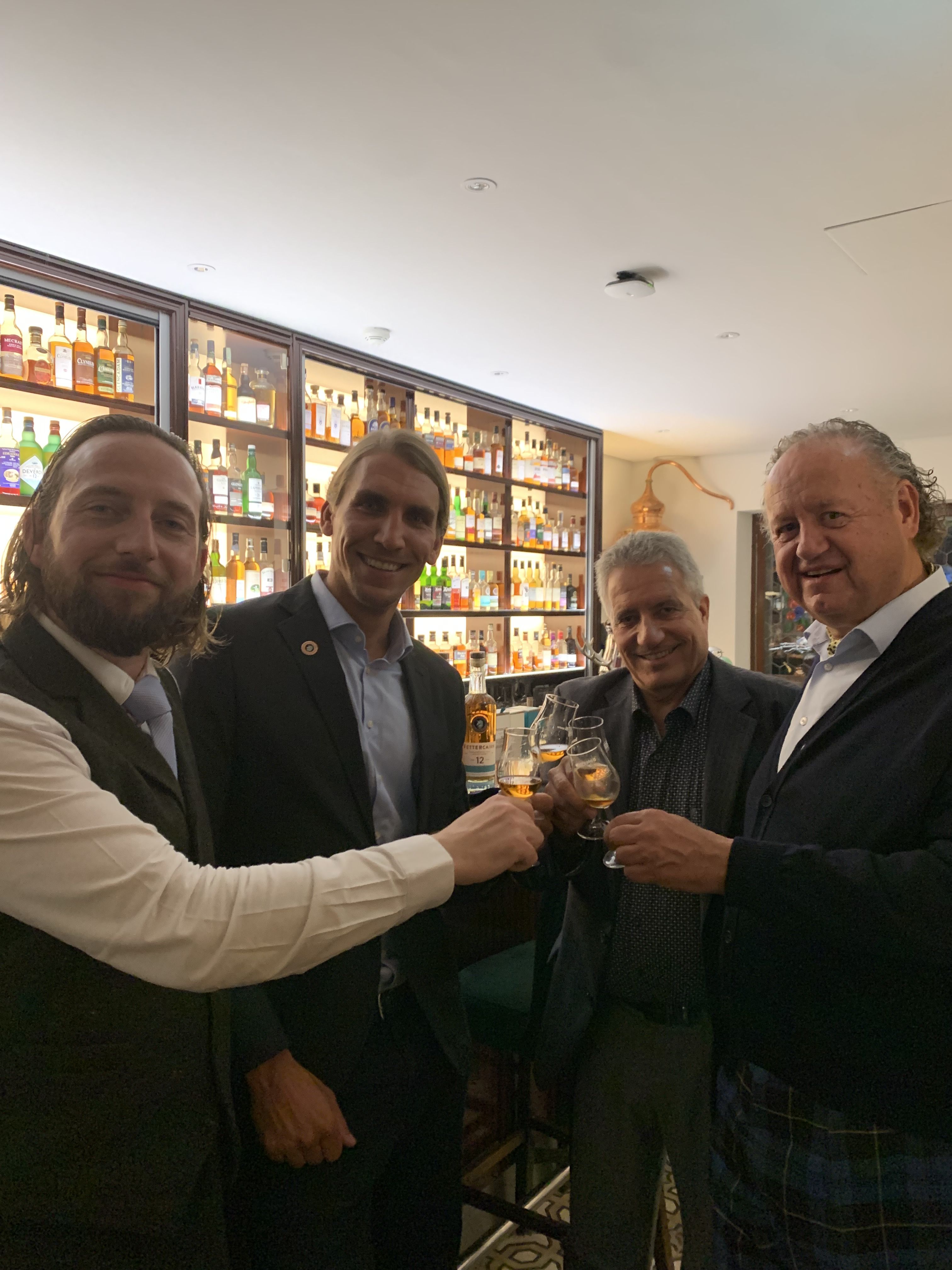 Bastian Drews, Philipp Wolfsturm, Markus Thalmann und Christian Rosenberg